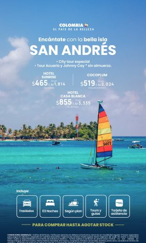 2026 - Descubre San Andres (04D-03N) - Válido hasta agotar stock o hasta diciembre 2026
