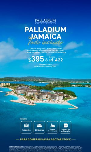 2026 - Palladium Jamaica - (04 días) - Válido hasta agotar stock