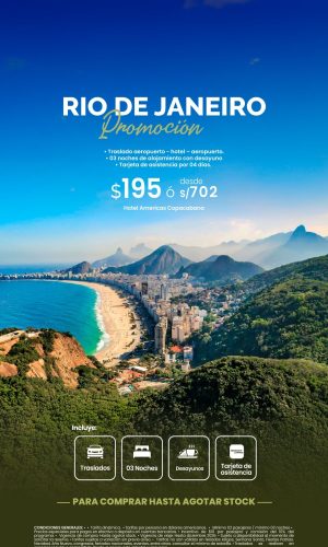 2026 - Rio de Janeiro (04D-03N) - Válido hasta agotar stock