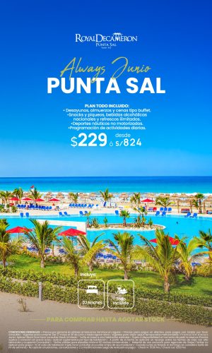 Always Junio 2026 - Royal Decameron Punta Sal - (03D-02N) - Válido del 27 Mayo al 30 de Junio o hasta agotar stock