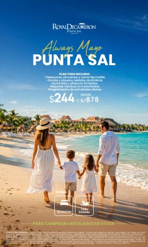 Always Mayo 2026 - Royal Decameron Punta Sal - (03D-02N) - Válido del 04 al 31 de Mayo 2026 o hasta agotar stock