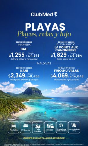 CLUB MED - Promociones Asía - África y Oceanía - Válido hasta agotar stock