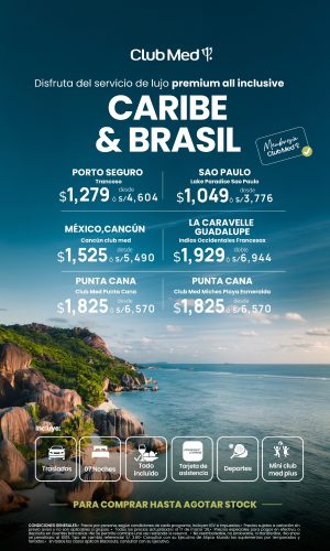 Club Med - Caribe & Brasil - Válido hasta agotar stock