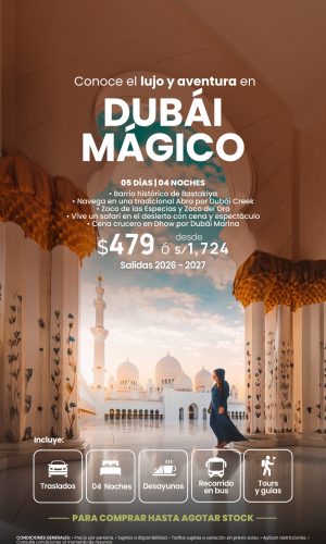 DUBÁI MÁGICO - (05D-04N) - Válido hasta agotar stock