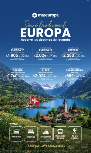 ERUOPA - MASEUROPA - SERIE TRADICIONAL - Válido hasta agotar stock