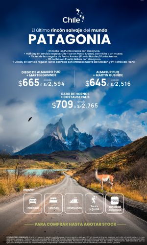 ESPECIAL PATAGONIA (04 días) - Válido hasta agotar stock