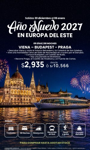 FIN DE AÑO EN EUROPA DEL ESTE - (09D-08N) - Válido hasta agotar stock
