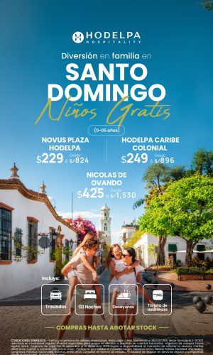 Hoteles Santo Domingo - (04D-03N) - Válido hasta agotar stock