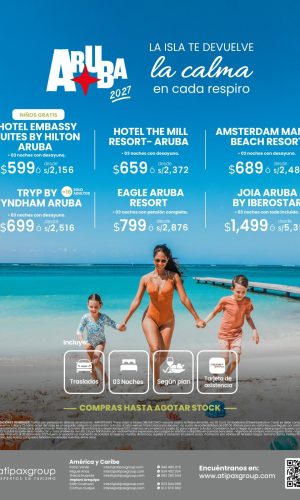Promociones Aruaba 2027 - Válido hasta agotar stock