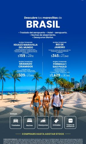 Promociones Brasil - Válido hasta agotar stock