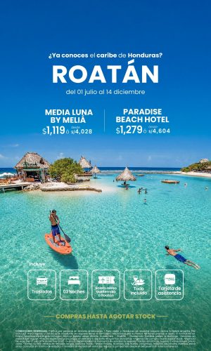 ROATÁN - (04D-03N) - Válido hasta agotar stock