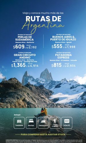 RUTAS DE ARGENTINA- Válido hasta agotar stock