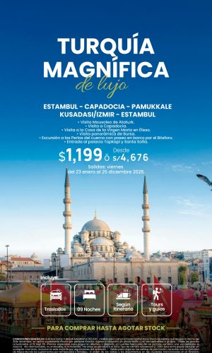 Turquia Magnifica de Lujo