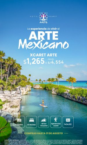 Xcaret Arte (04D-03N) - Válido hasta el 31 Agosto 2026